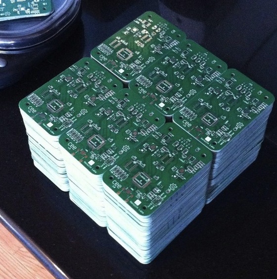 Stacks of PCBs
